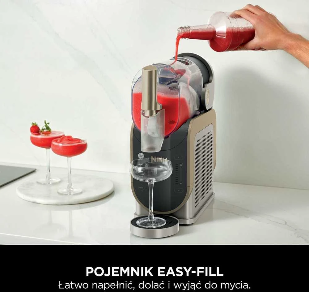 Ninja šaldytų gėrimų gaminimo aparatas, 1,9 l talpos, 5 režimai, WhisperChill, FS301EUSTGD