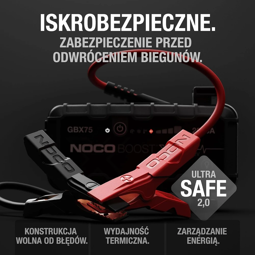 Automobilio Užvedimo Įrenginys - NOCO GBX75 2500A Benzininiams Varikliams iki 8.5L ir Dyzeliniams iki 6.5L