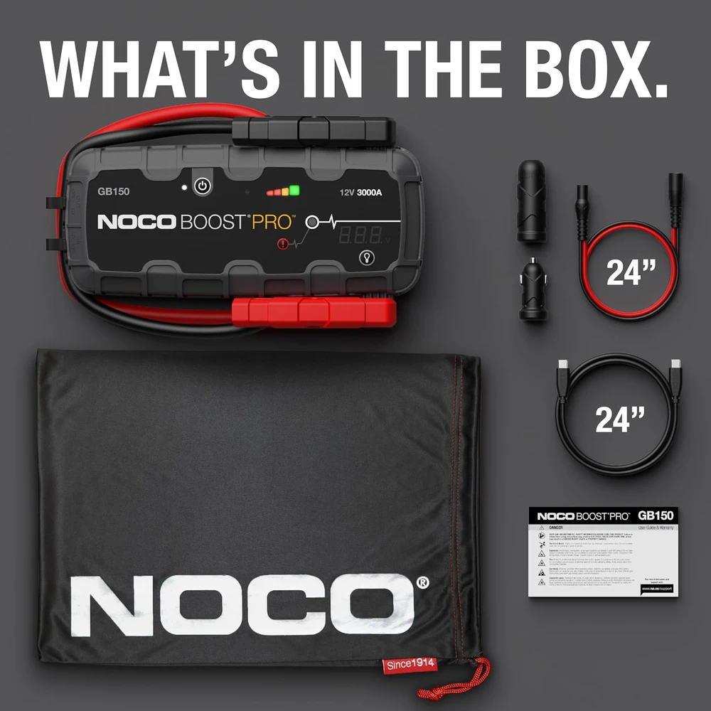 NOCO akumuliatoriaus paleidimo įrenginys Boost Pro 3000 A 12 V GB150