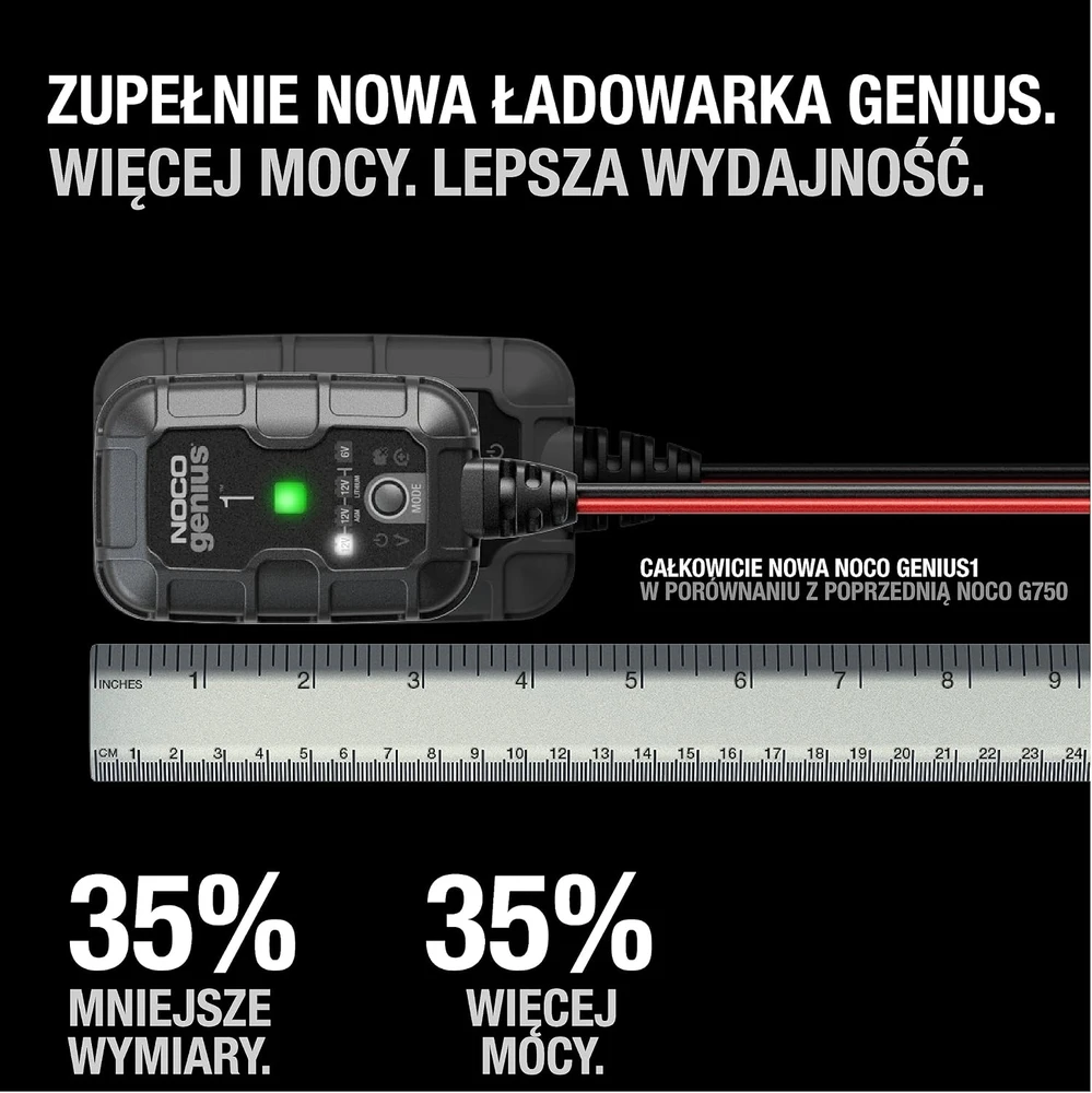 Noco GENIUS1EU 1A akumuliatoriaus įkroviklis