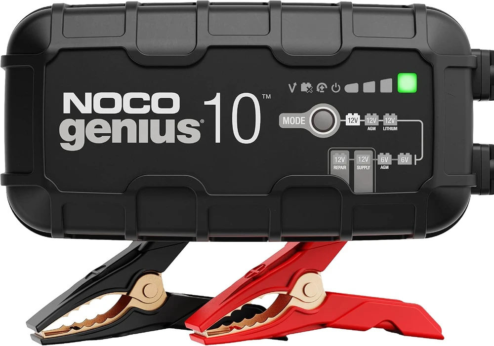Akumuliatorių Įkroviklis - NOCO Genius10 EU 10A, 6V/12V su Priežiūros ir Nusierinimo Funkcija