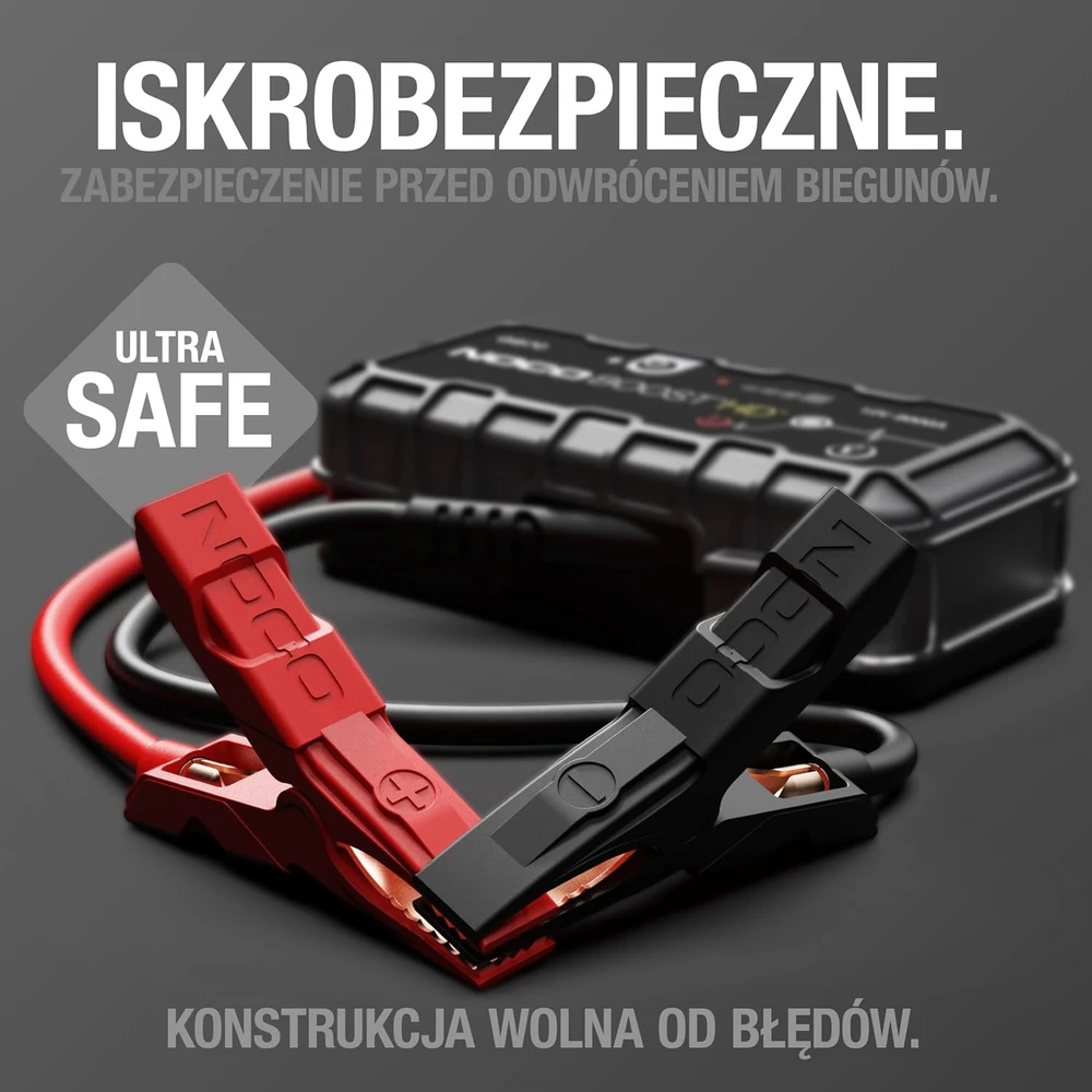 NOCO automobilinis paleidimo įrenginys 12 V 2000 A ličio jonų GB70