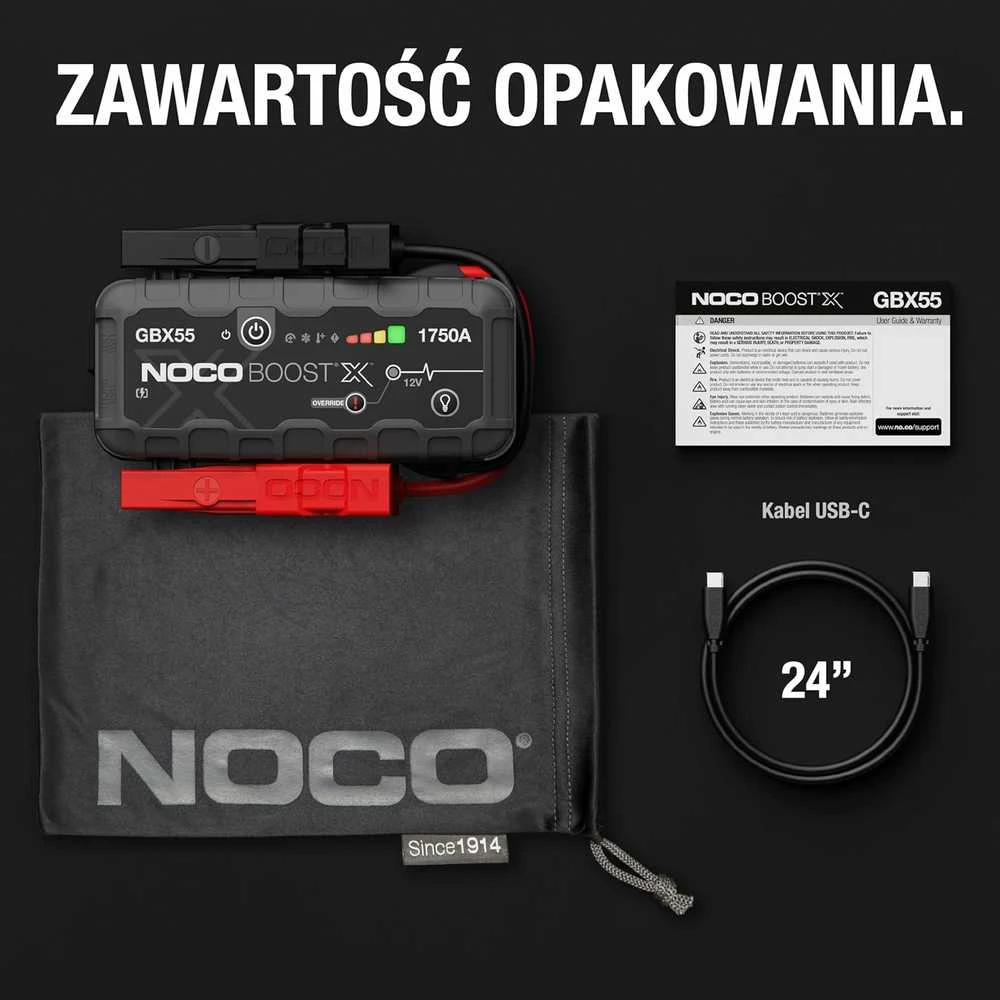 Akumuliatoriaus Starteris - NOCO GBX55 1750 A