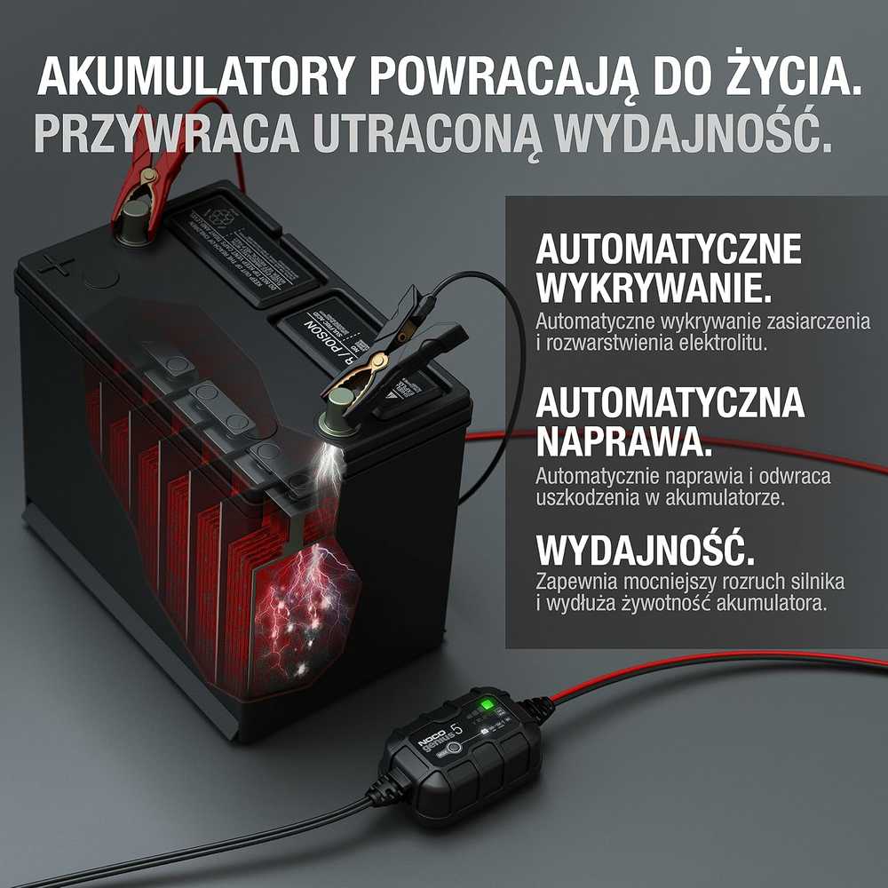 NOCO GENIUS5EU Išmanusis baterijų įkroviklis