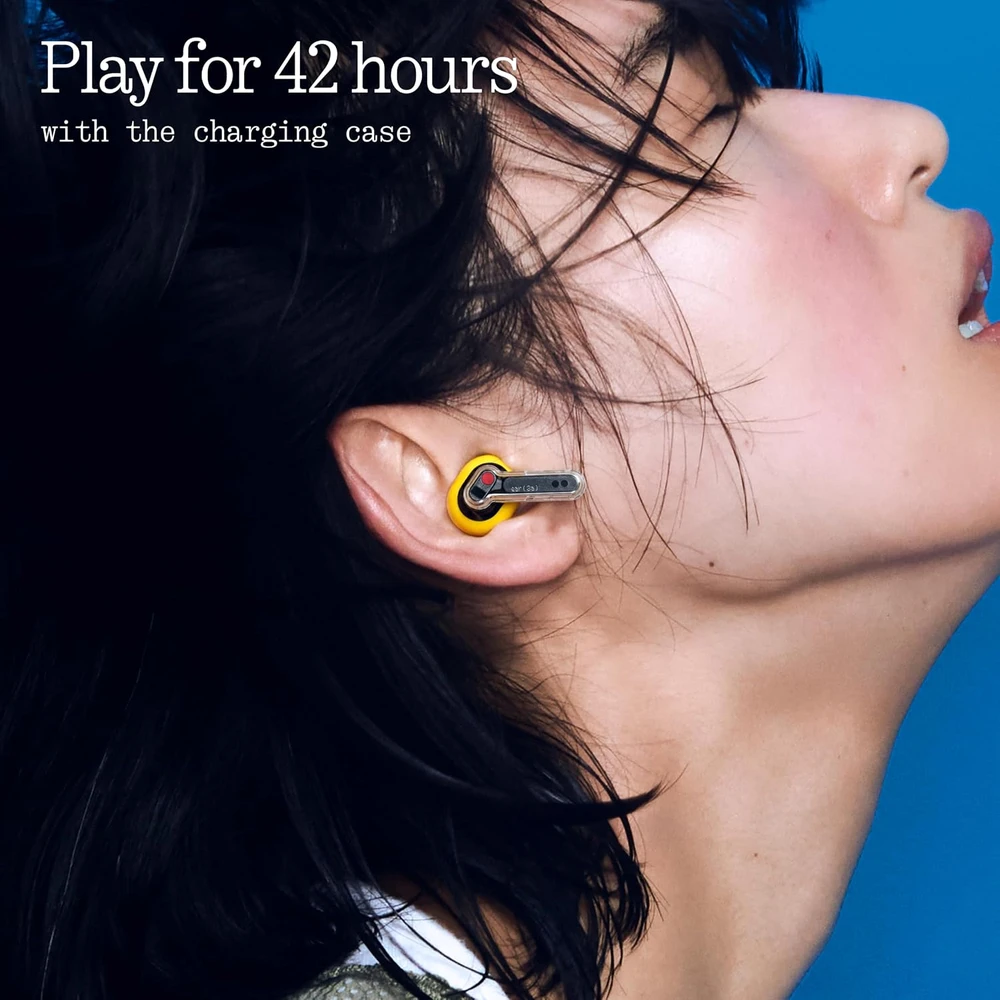 Nothing belaidės įausinės su ANC 45 dB, Bluetooth 6.0, Hi-Res Audio, B190