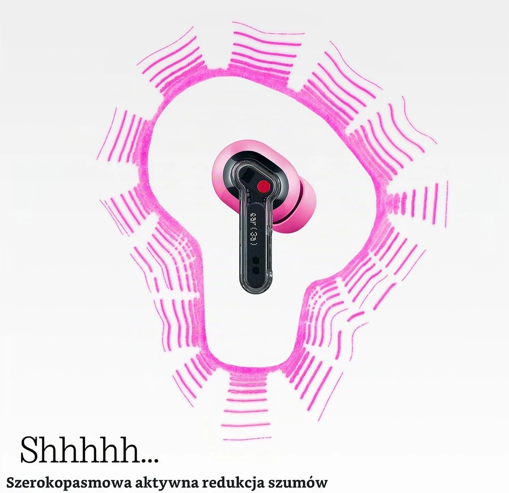 Nothing belaidės įausinės su ANC 45 dB, Bluetooth 6.0, Hi-Res Audio, B190