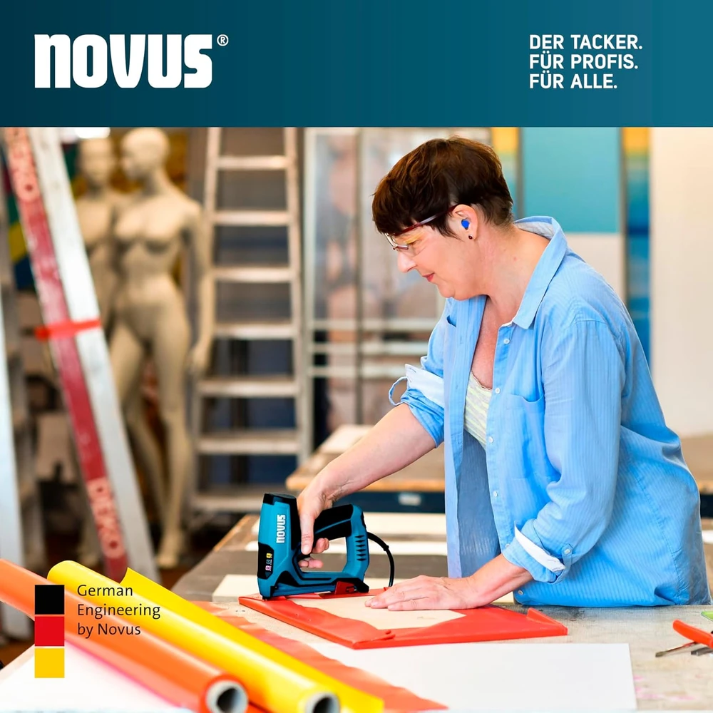 Novus Tools elektrinis segiklis J-151, 7 lygių smūgio reguliavimas, 3 m laidas