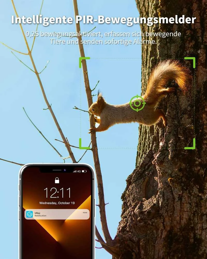 NUASI 4G LTE išorinė 2K saulės kamera su SIM, IP66, 360° matymo kampas, spalvotas naktinis matymas, RBX-S60