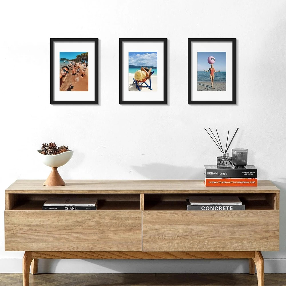 Nuotraukų rėmelis upsimples A3 nuotraukų rėmelių rinkinys 29,7 x 42 cm, 3 vnt., juodas FUP0301405-EU-YH