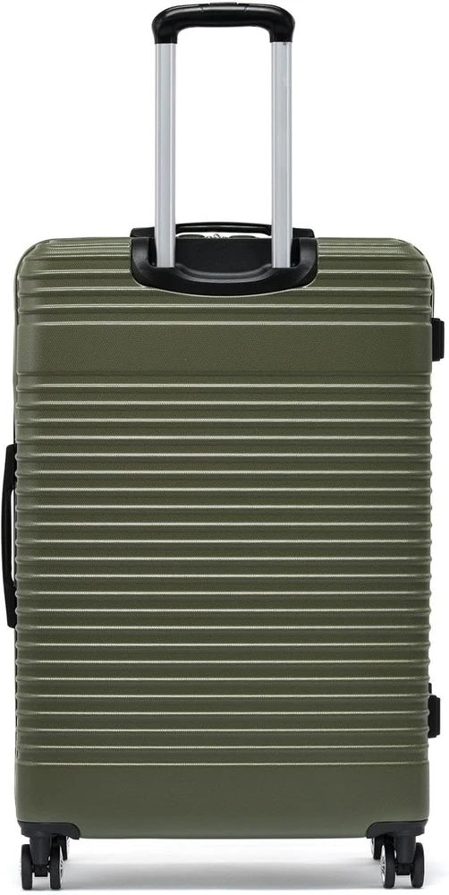 Kelioninis OCHNIK didelė lagaminas, kieta ABS danga, 97 l talpa, 4 ratukai, khaki, WALAB