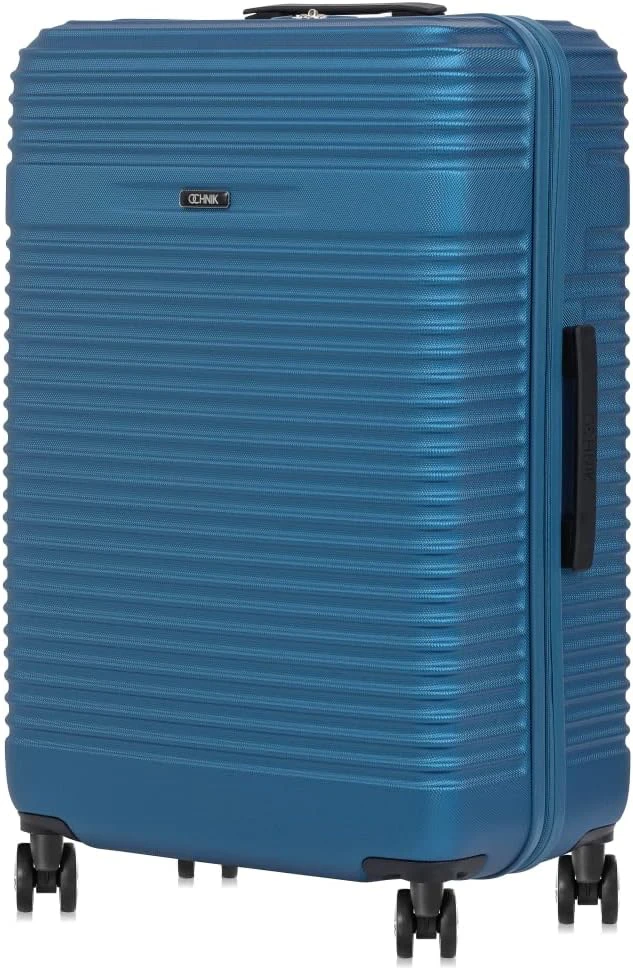 Kelioninis OCHNIK didelis kietas lagaminas, ABS korpusas, 97 l, 76 x 51 x 30 cm, mėlynas, WALAB-0040-61-28
