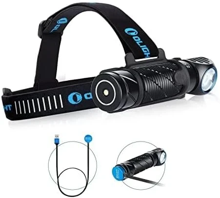 Olight galvos žibintas Perun 2, LED, 2500 lm, įkraunamas, IPX8, juodas