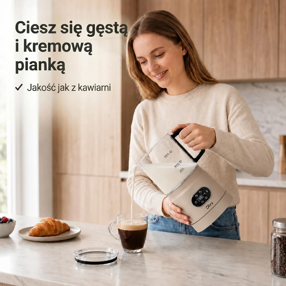 Olvy elektrinis pieno plakiklis 500 W, 400 ml, 3 viename DS-M0205