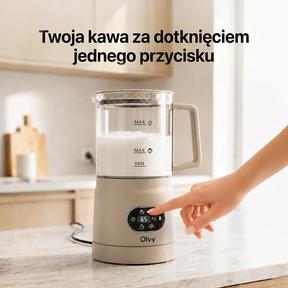 Olvy elektrinis pieno plakiklis 500 W, 400 ml, 3 viename DS-M0205