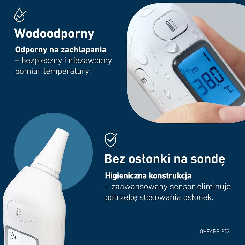 Omron ausinis infraraudonųjų spindulių termometras Gentle Temp 533 MC-E533-E