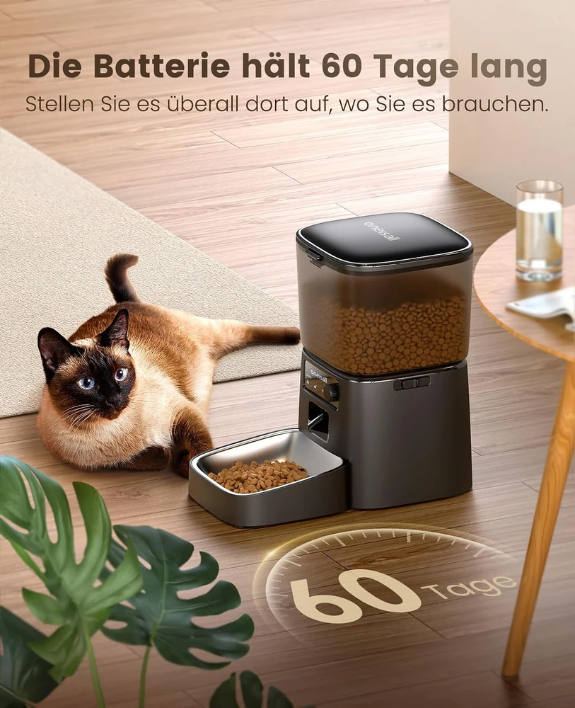 oneisall automatinė kačių šėrykla su Wi-Fi, 3,5 l, valdoma programėle, PFD-001