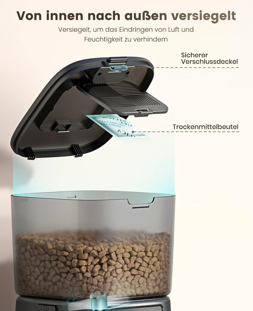 oneisall automatinė kačių šėrykla su Wi-Fi, 3,5 l, valdoma programėle, PFD-001