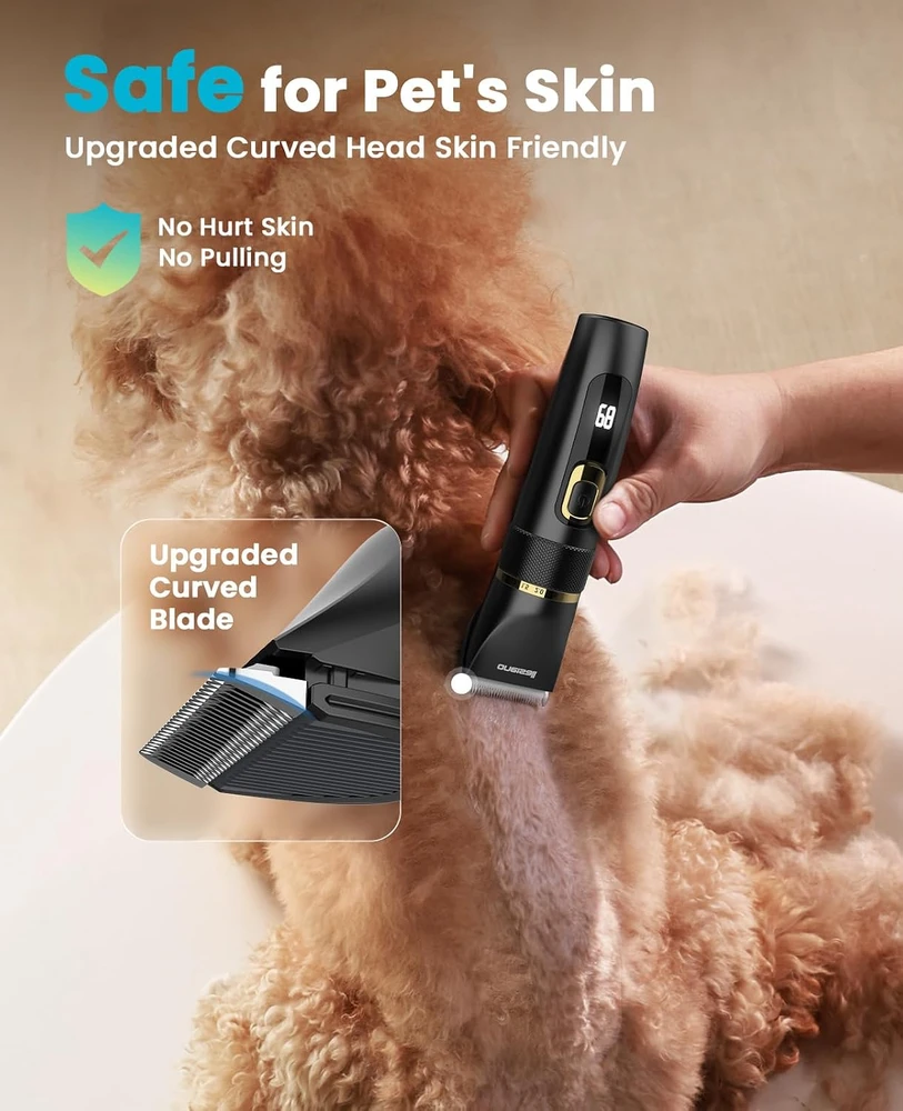 oneisall šunų ir kačių kailio kirpimo mašinėlė, 2000 mAh, IPX7, FC11