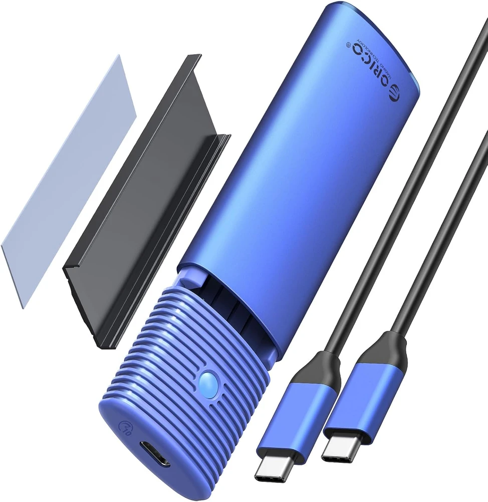 ORICO M.2 ENCLOSURE, USB 3.2 Gen 2 Type-C M.2 NVMe / SATA SSD