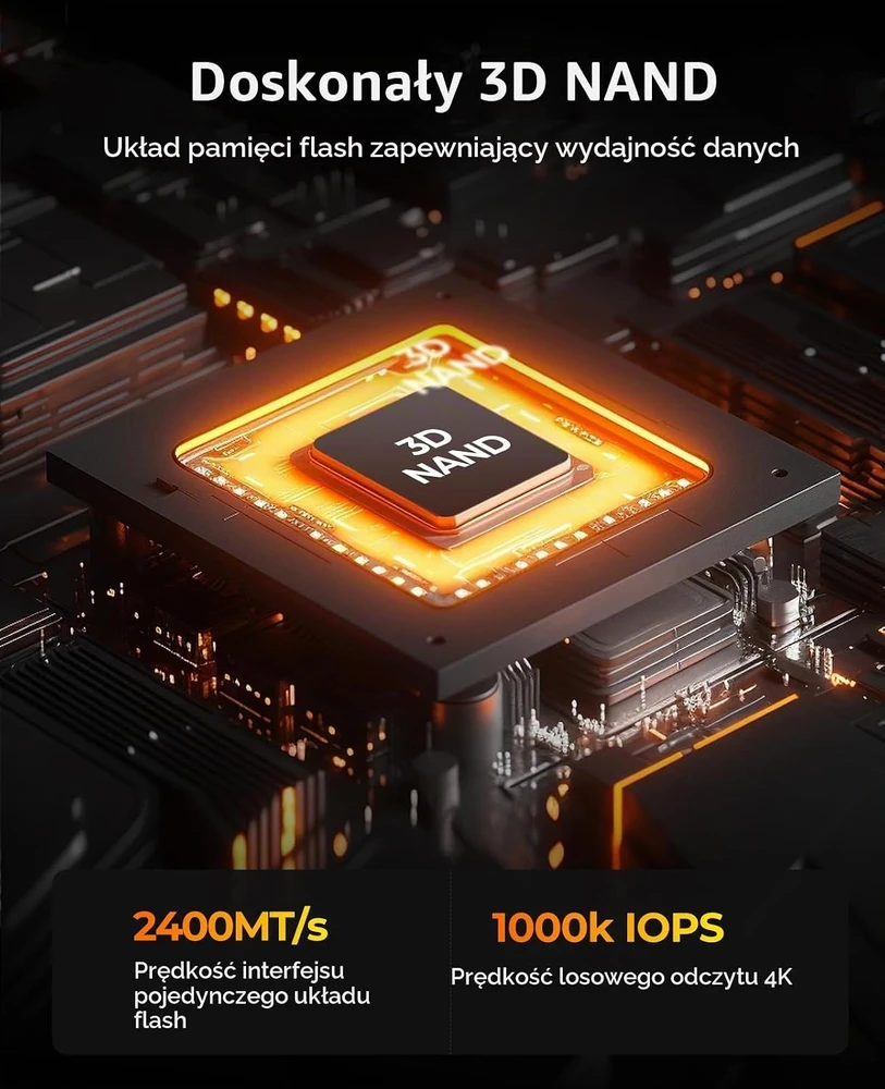 ORICO vidinis 1 TB M.2 2280 NVMe SSD, PCIe 4.0 x4, 7000 MB/s, O7000