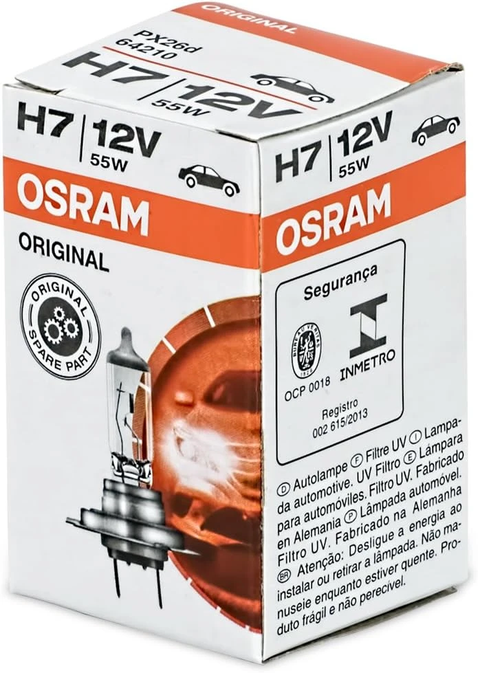 OSRAM H7 halogeninė automobilio žibinto lemputė 12 V 55 W 1500 lm 64210-FS2