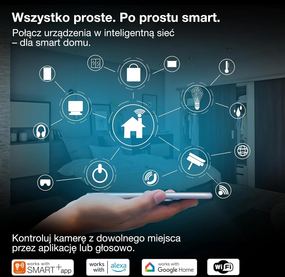 OSRAM lauko Wi-Fi vaizdo kamera 1440p su judesio aptikimu 4058075850538