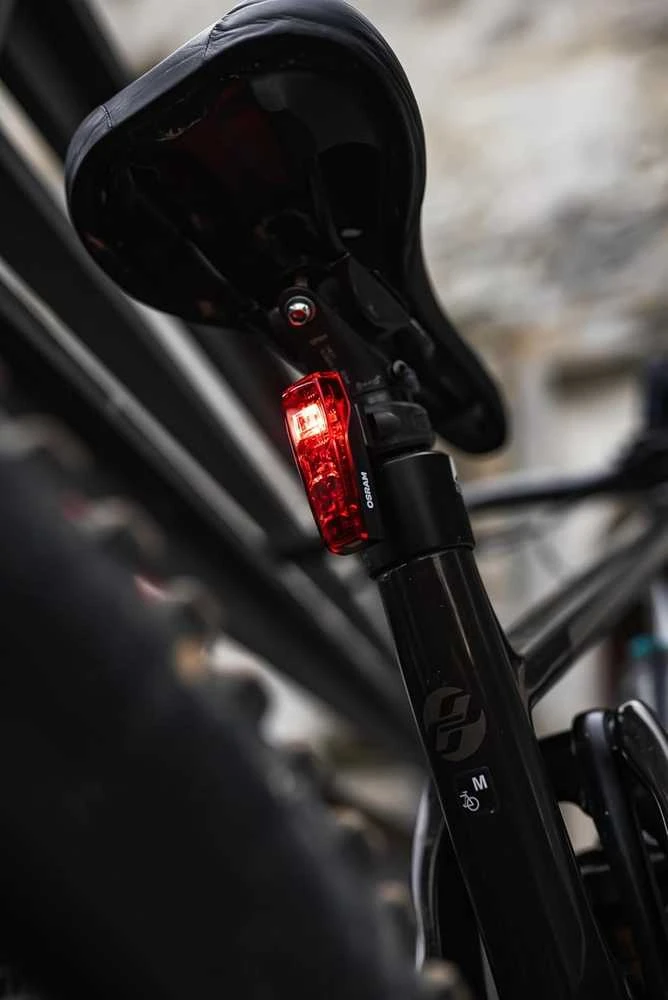 Dviračių žibintų rinkinys Osram LED, plastikas, juoda