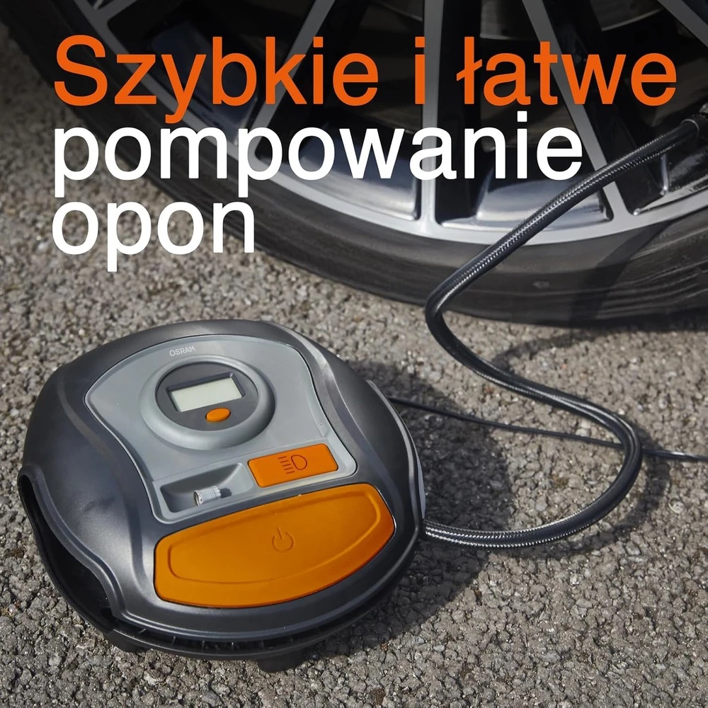 OSRAM skaitmeninis padangų kompresorius TYREinflate 400, 12 V, 150 psi, OTI400