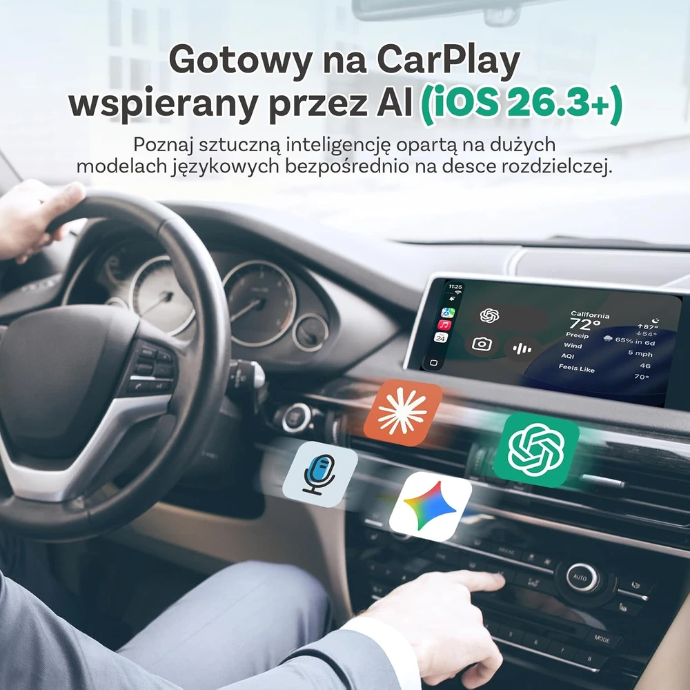 Automobilinis siųstuvas Ottocast CA530-T3 Mini Nova Bluetooth