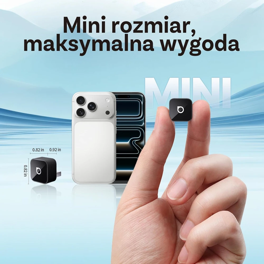 Wireless car adapter OTTOCAST Mini Cube T2 juodas