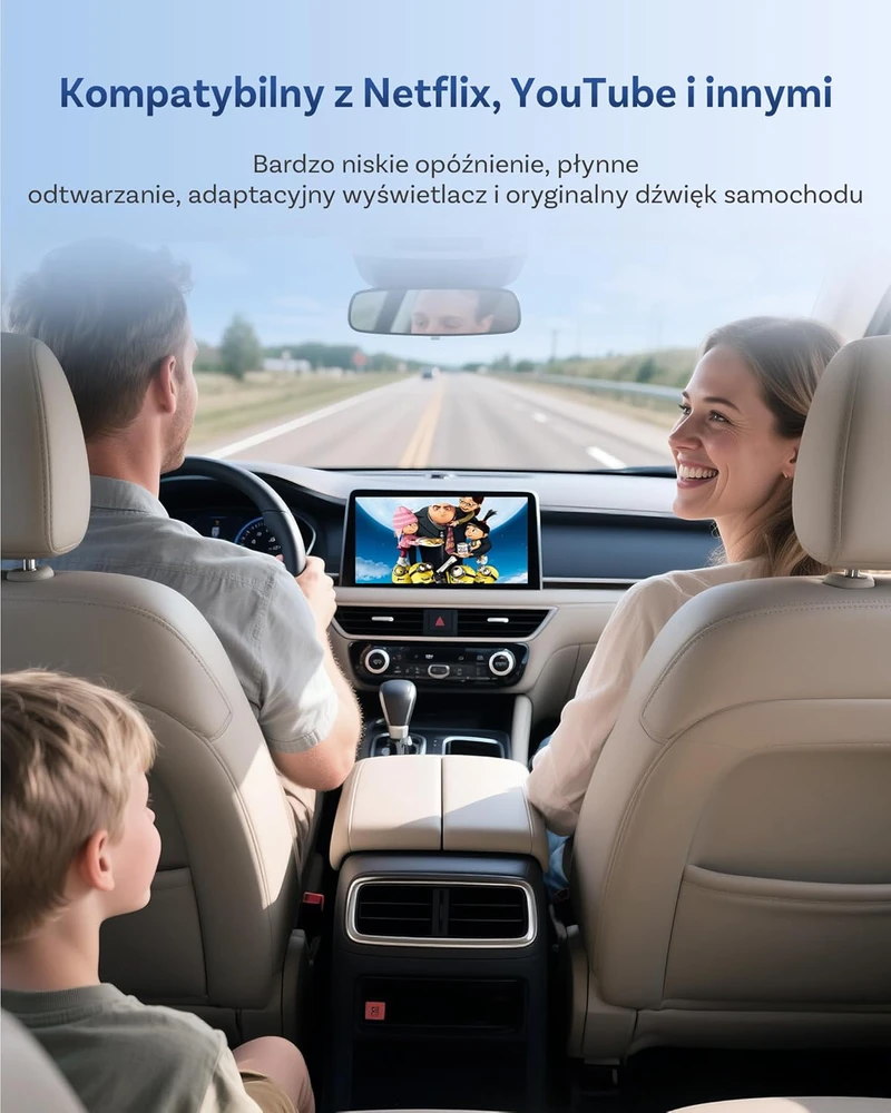 OTTOCAST CarPlay ir Android Auto adapteris Play2video Ultra, 5G, WiFi 6, 4 GB RAM, 32 GB ROM, Micro USB
