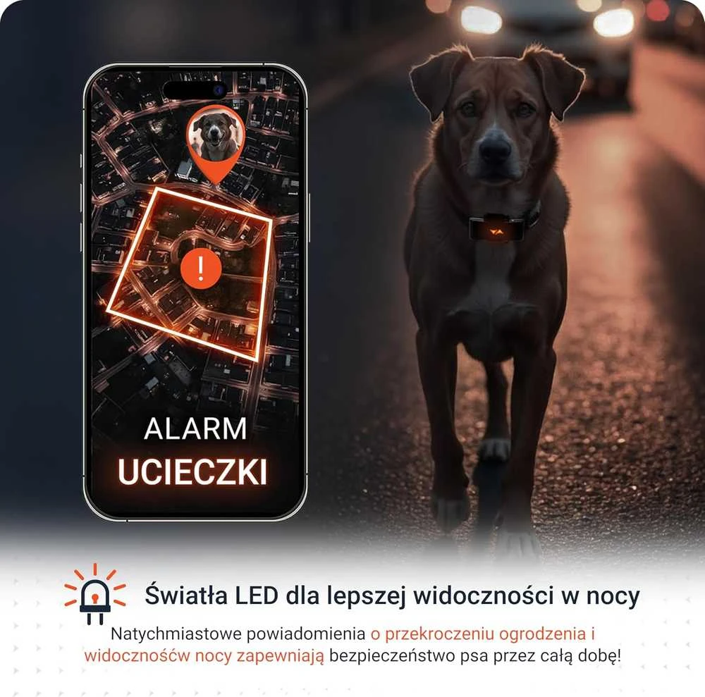 PAJ GPS šunų sekimo įrenginys su GPS, 4G, IP67 atsparus vandeniui, LED diodas, baterija iki 10 dienų, PET Finder 4G