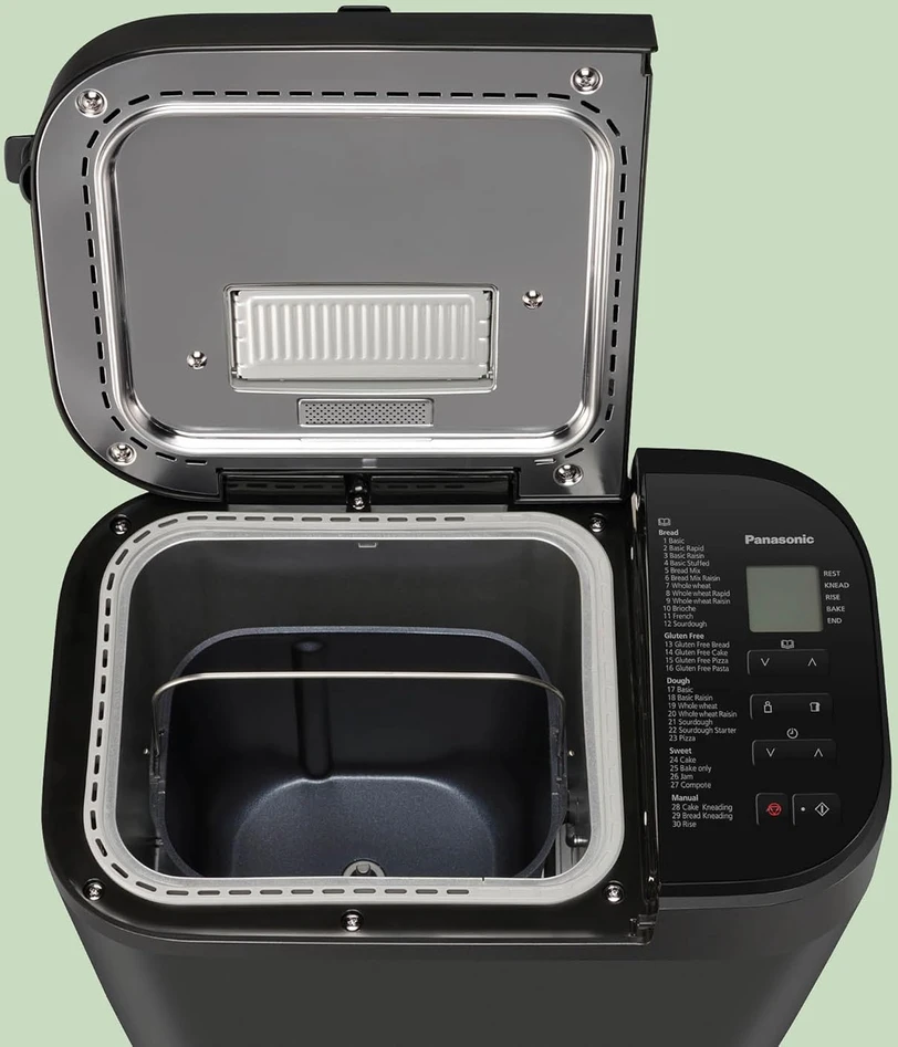 Duonkepė Panasonic | Bread Maker | SD-R2530 | Power 550 W | Number of programs 30 | Ekranas Yes | Juodas