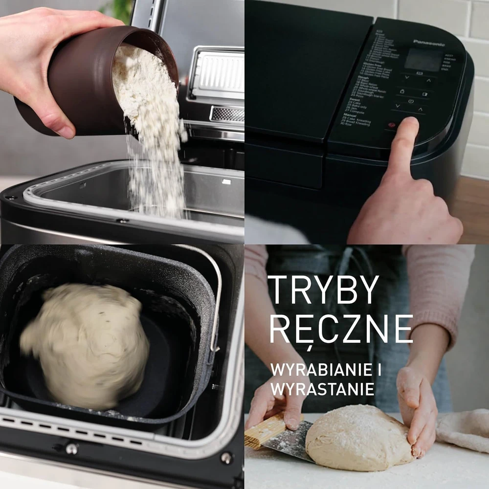 Duonkepė Panasonic | Bread Maker | SD-R2530 | Power 550 W | Number of programs 30 | Ekranas Yes | Juodas
