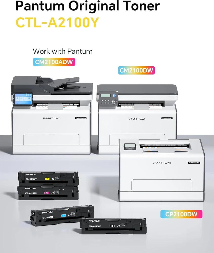 Pantum CTL-A2100Y geltonas tonerio kasetė, 1000 puslapių, suderinama su CP2100DW, CM2100DW, CM2100ADW