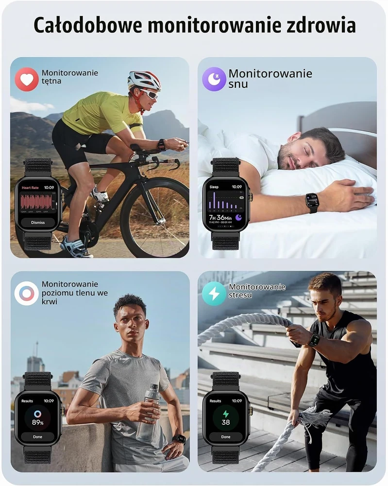 Parsonver išmanusis laikrodis su GPS, Bluetooth skambučiais ir 1,85 col. ekranu CW Watch S6 G