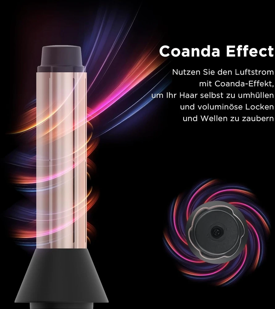 PARWIN PRO BEAUTY joninis plaukų džiovintuvas Air-Sonic 1875 W su difuzoriumi HD2006