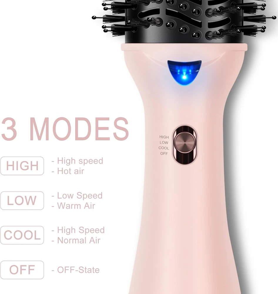 PARWIN PRO BEAUTY karšto oro plaukų formavimo šepetys 1000 W su jonizacija AB0322