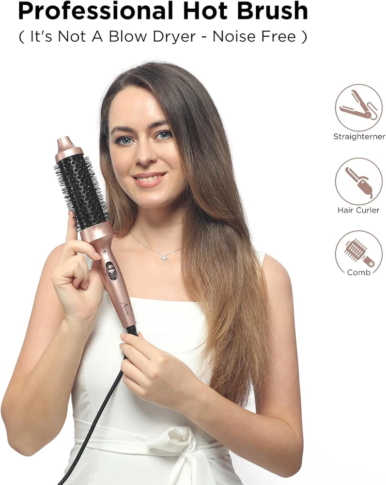 PARWIN PRO BEAUTY šildomas plaukų formavimo šepetys 40 mm su jonų technologija HT018D