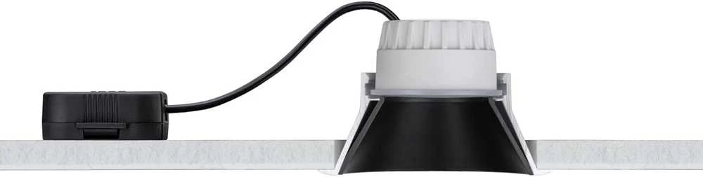 Paulmann įleidžiamas LED šviestuvas Cole, apvalus, 6,5 W, balta ir matinė aukso spalva, 2700 K, 93405