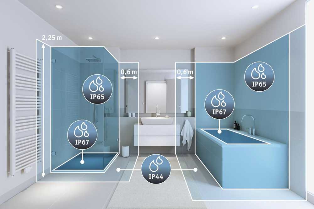 Paulmann įleidžiami LED šviestuvai Cole, apvalūs, 3 × 6,5 W, 2700 K, IP44, juoda sidabrinė, 93408