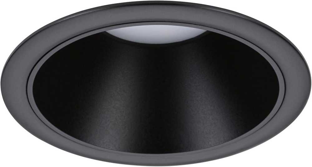 Paulmann įleidžiamų LED šviestuvų rinkinys Cole, 3 × 6 W, IP44, 2700 K, juodas, 88 mm, 3 vnt.