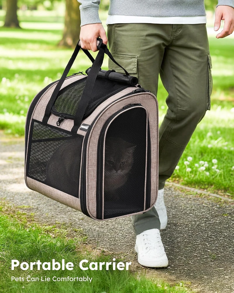 pecute gyvūnų transportavimo kuprinė iki 5kg, ventiliuojama, PB-WB01