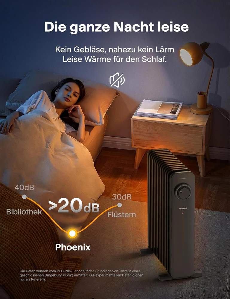 Pelonis alyvinis elektrinis radiatorius 2500 W, 13 sekcijų, NY2513-21UB