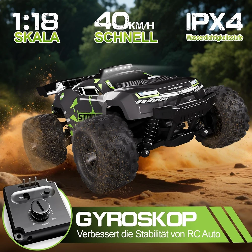 PENGBU RC nuotoliniu būdu valdomas 1/18 visureigis 40 km/h 4WD 1815