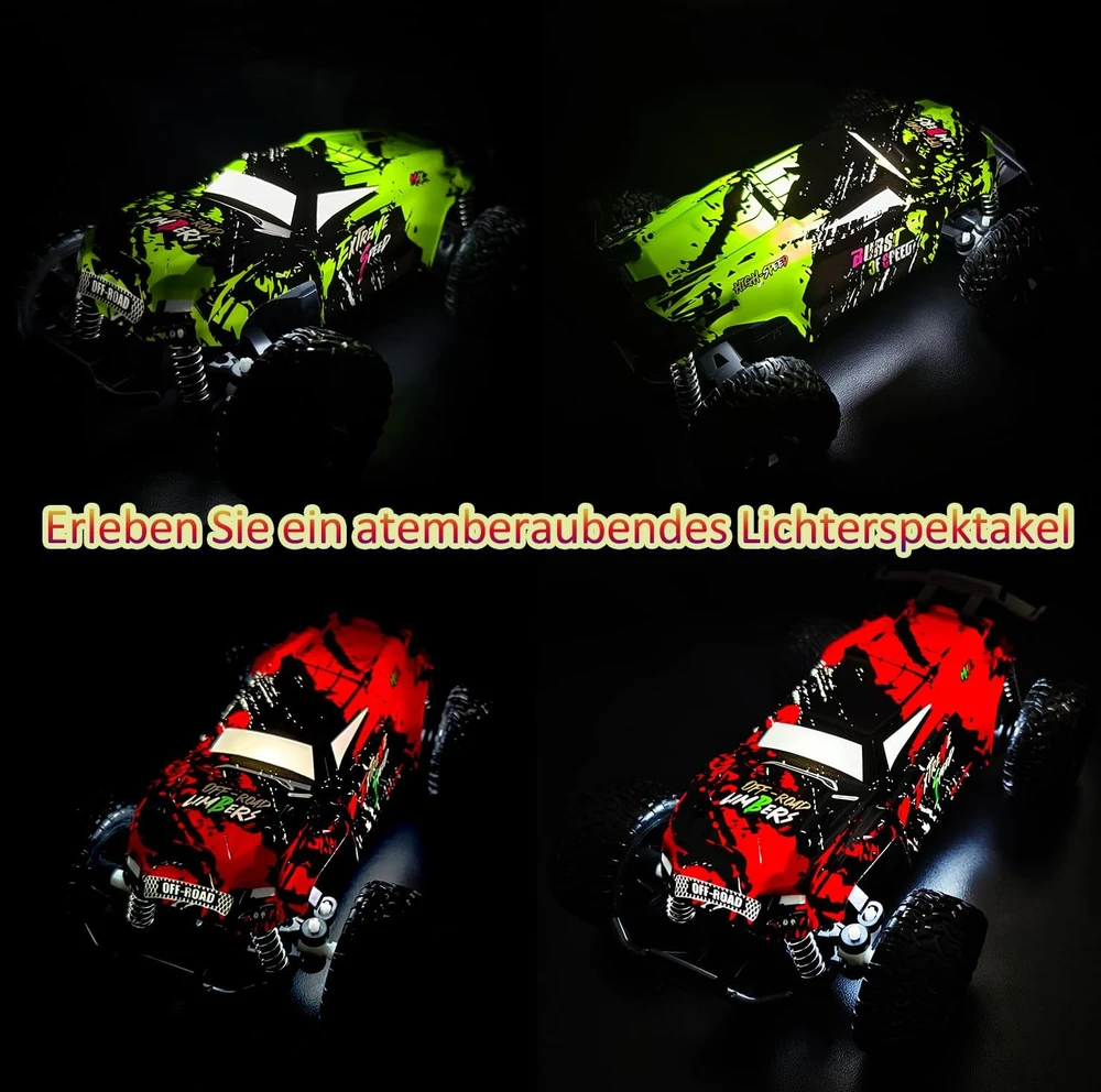 PENGBU RC nuotoliniu būdu valdomas monster sunkvežimis 1:18, 22 km/h, DH666-84A
