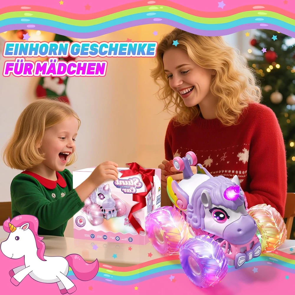 PENGBU RC nuotoliniu būdu valdomas vienaragio monstrų sunkvežimis su šviesomis LY-023