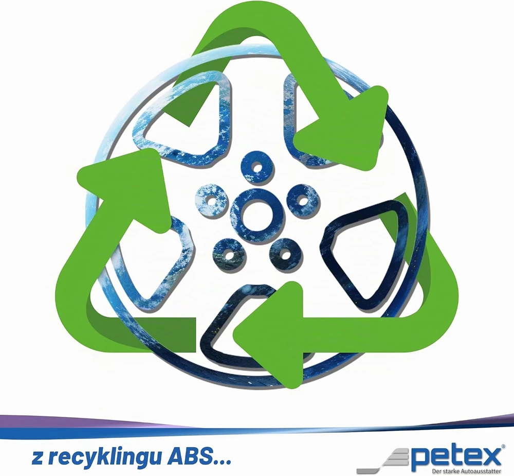 Petex automobilio ratų gaubtai Silverstone Pro Juodas 16 colių RB531616