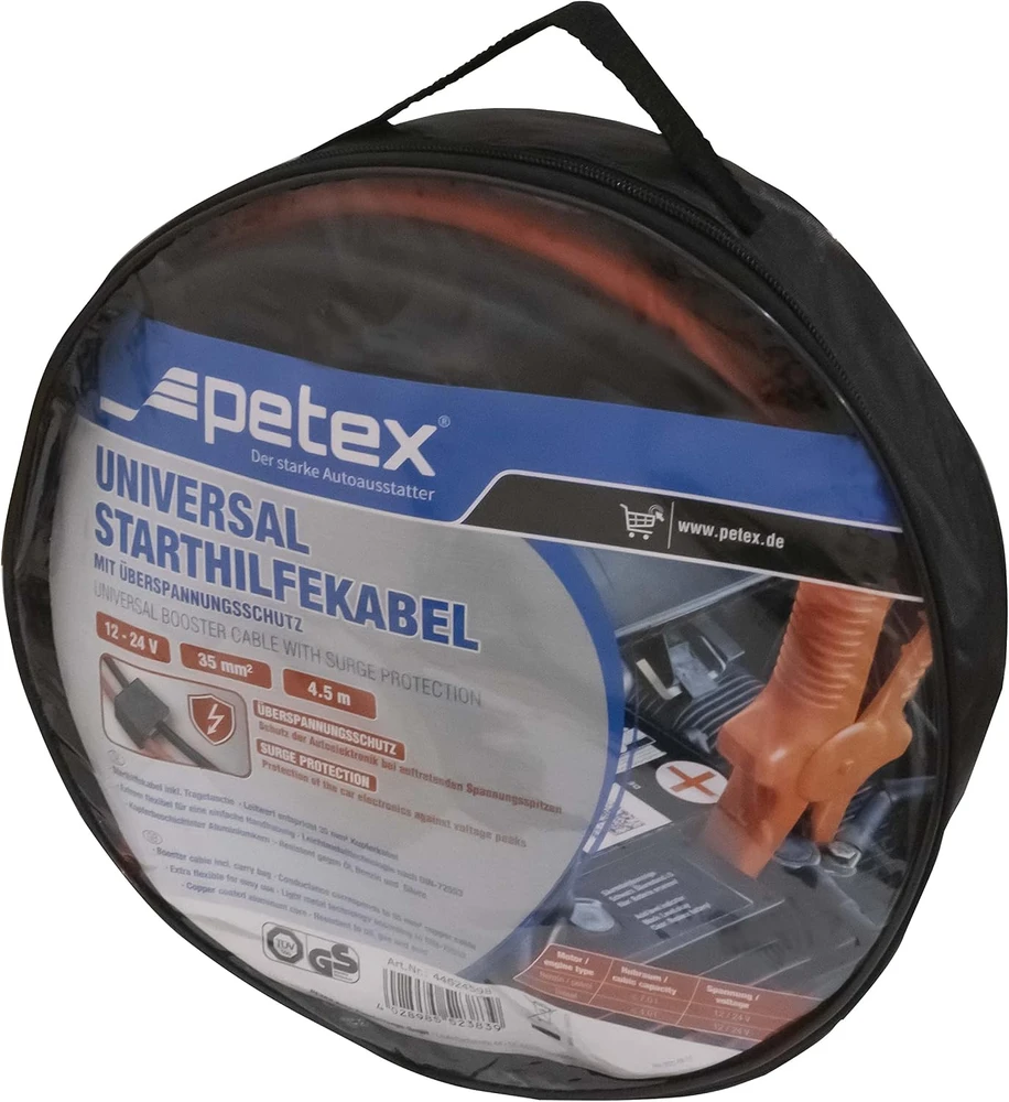 Petex užvedimo kabelis 35 mm², 4,5 m, su apsauga nuo viršįtampių 44624598