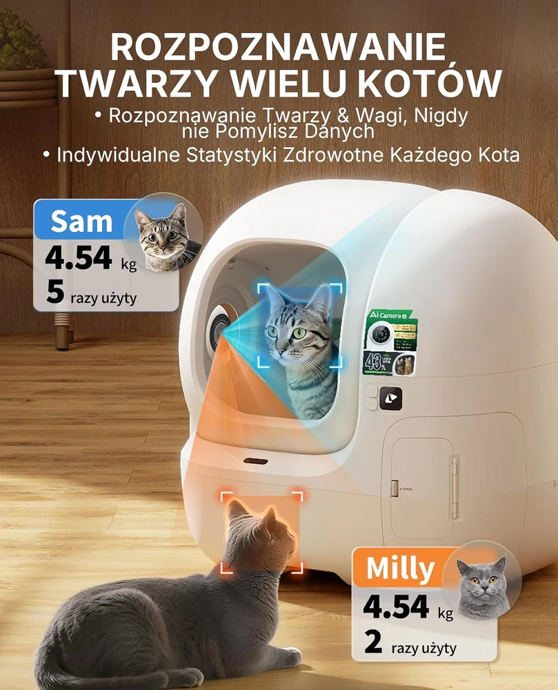 Automatinis katės tualetas Petkit Purobot Max Pro 2